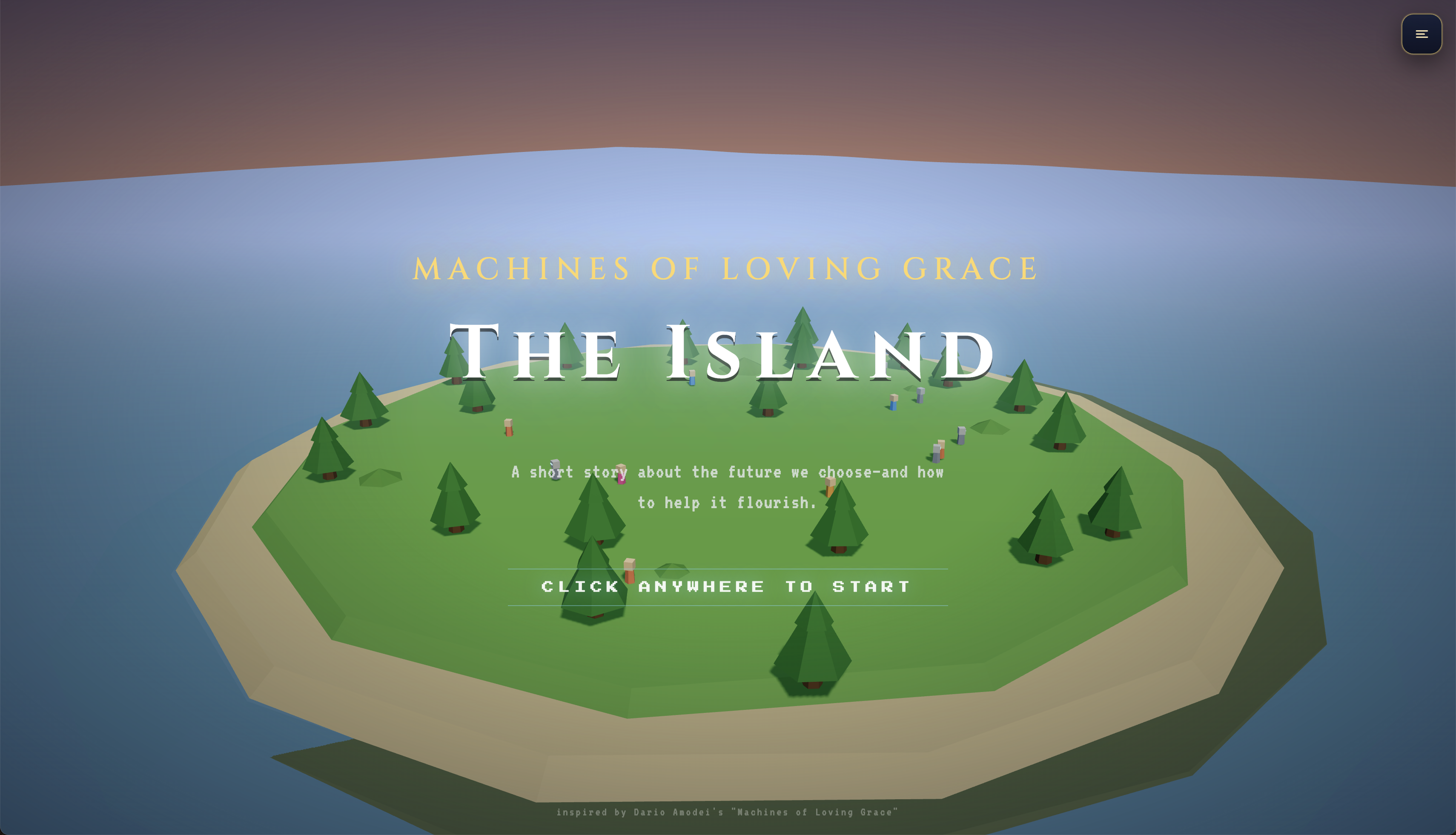 Machines of Loving Grace – The Island Simulation