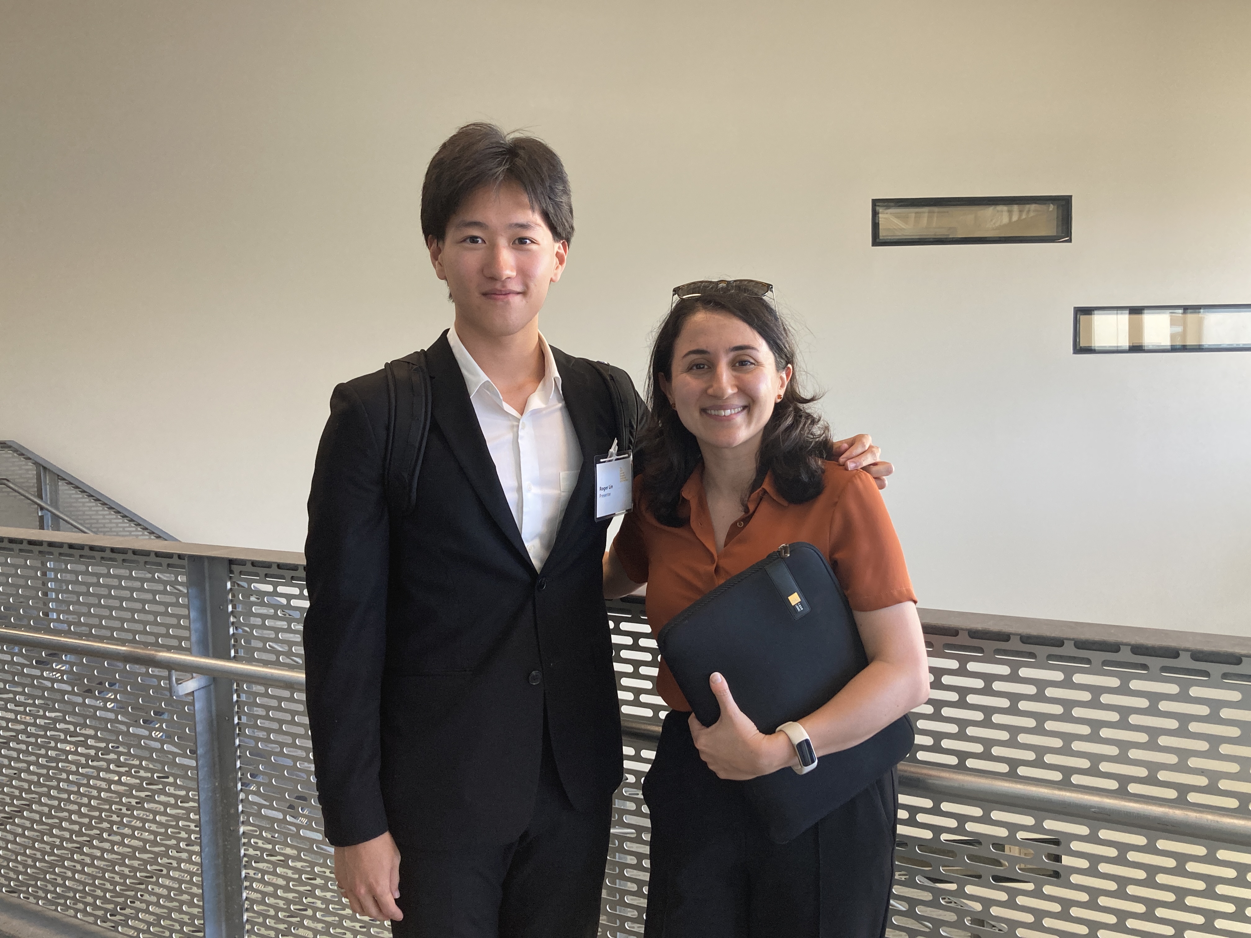 Photo with my PI, Parinaz Naghizadeh